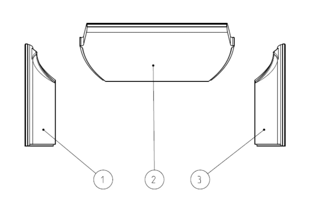 Brennplatesett til Jøtul F 160- F 260 serien