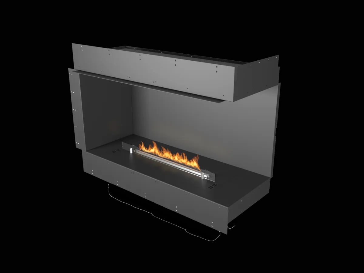 Høyre Hjørne Peis 1200mm / Prime Fire 2.0