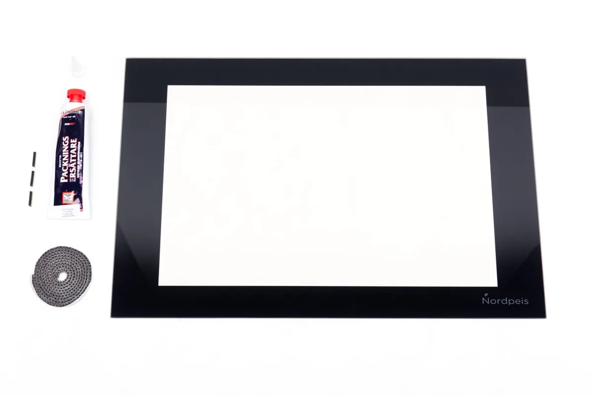 Nordpeis N-21AL/AR outside door glass set - image