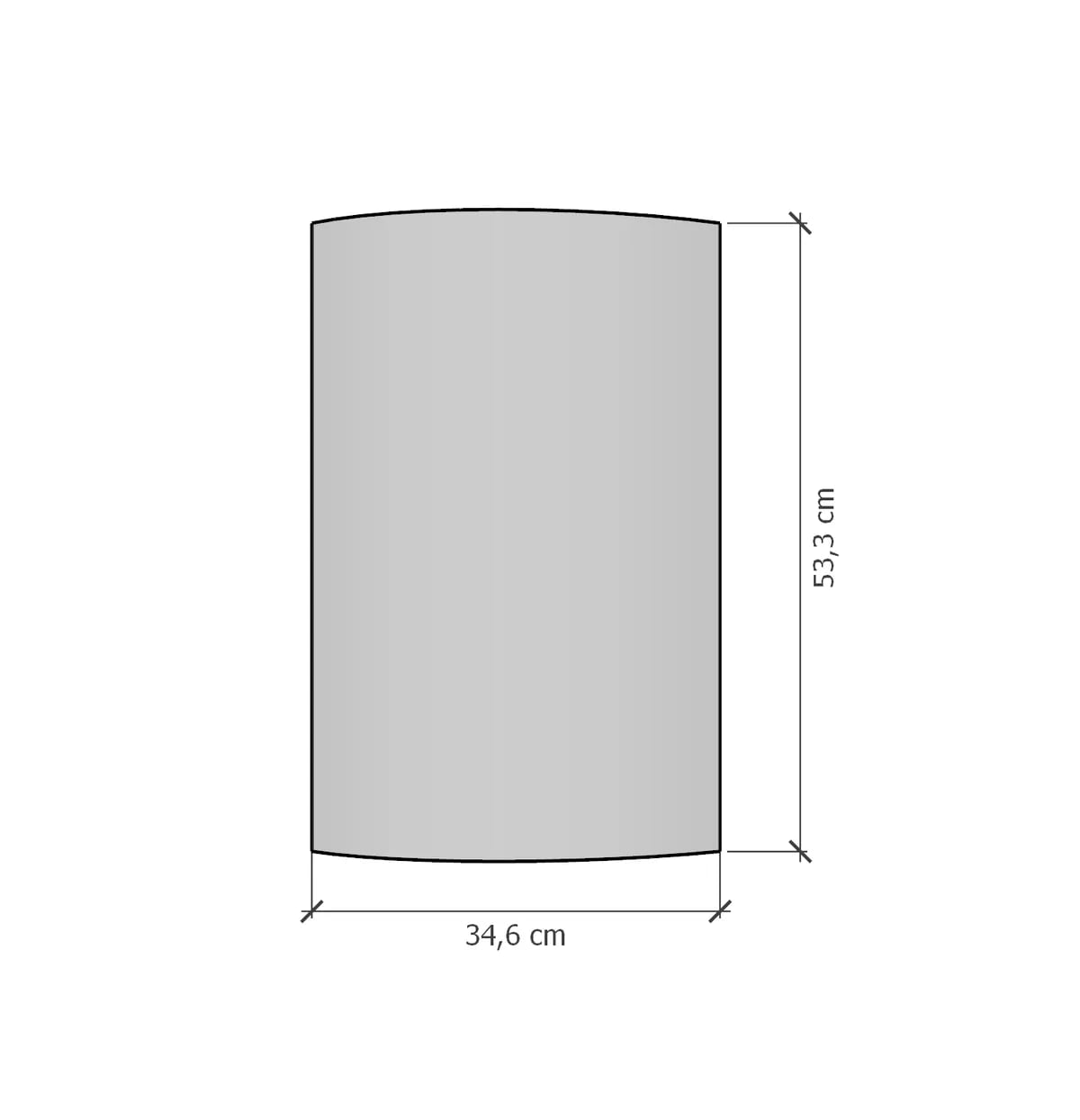 Glass Jøtul F360 og F370- Frontglasset