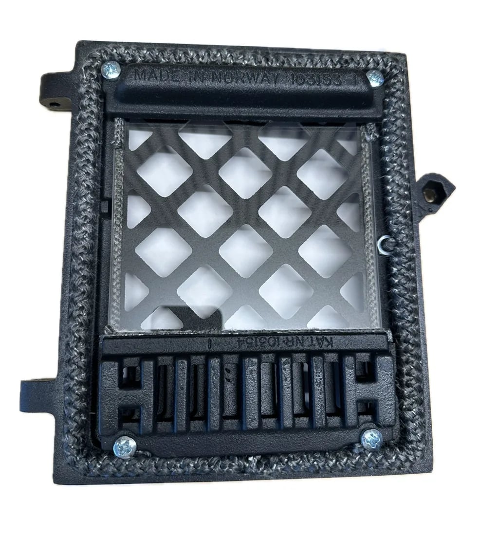 DØR M/GLASS TIL Jøtul 602