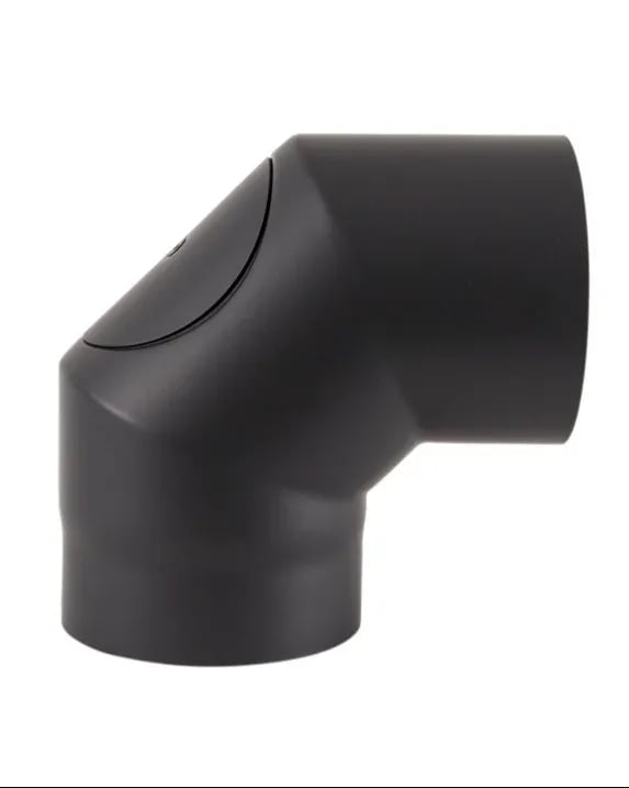 Ø150 90°BEND 2X45°M/LUKE°)SORT - bilde 1