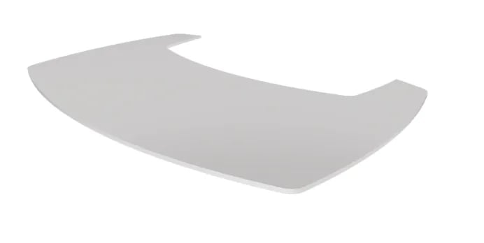 Formgulvplate i glass til Jøtul F 167