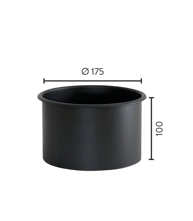 Ø175mm Mur / foringsstuss MBE