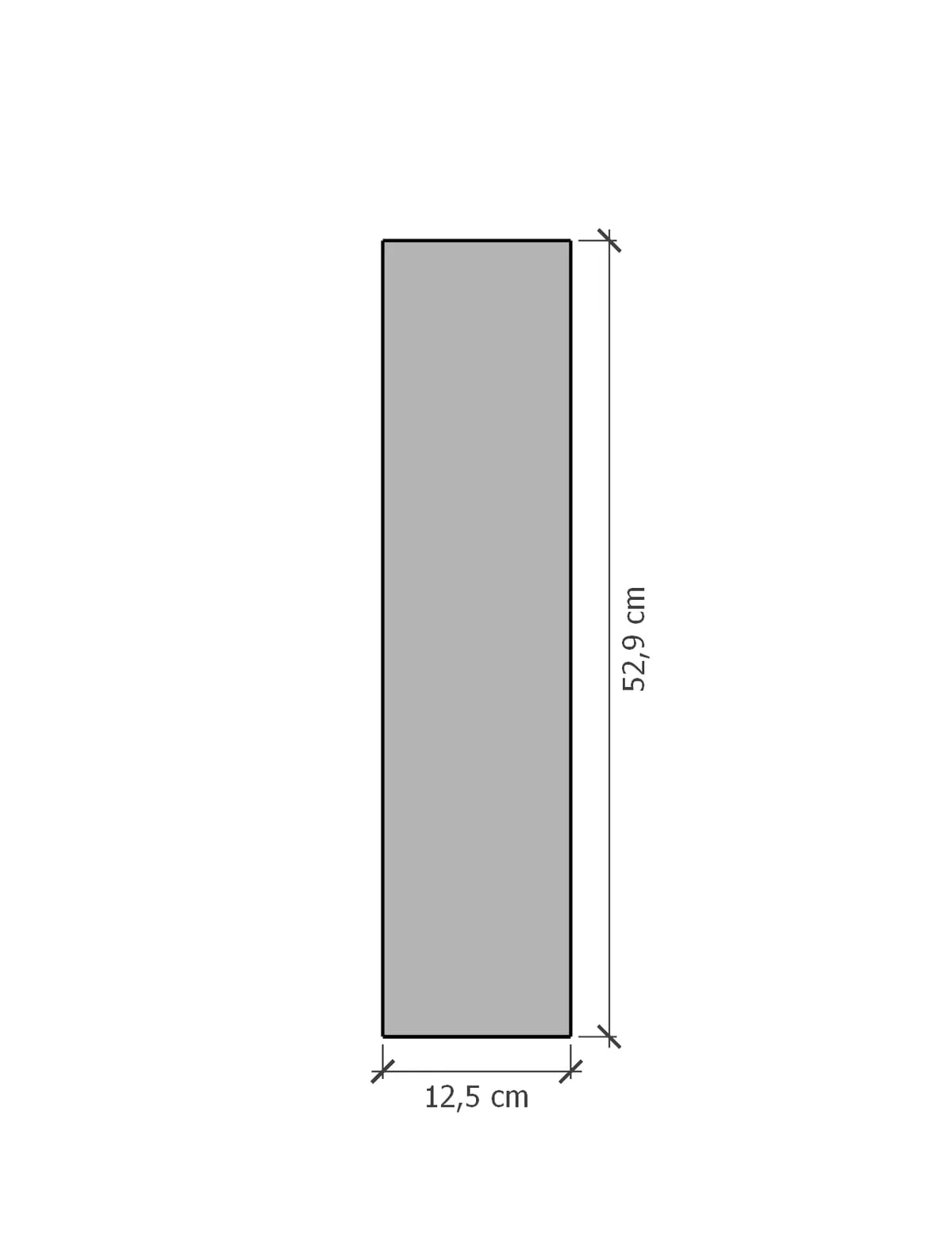 Glass Jøtul F370- Sideglass ytre