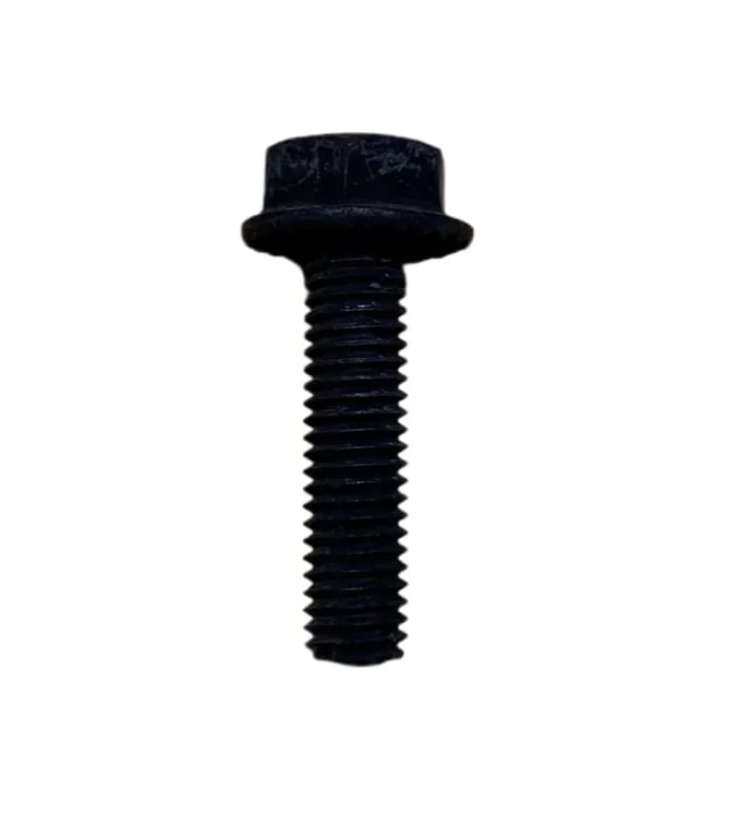 Sekskantet skrue i stål, med flens M8x30