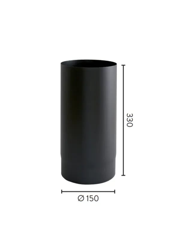 Ø150x330 RETT RØR 2,0mm BP