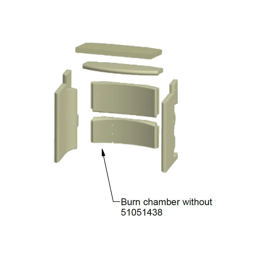 Brennplatesett til Jøtul F 232 og Scan 41-1