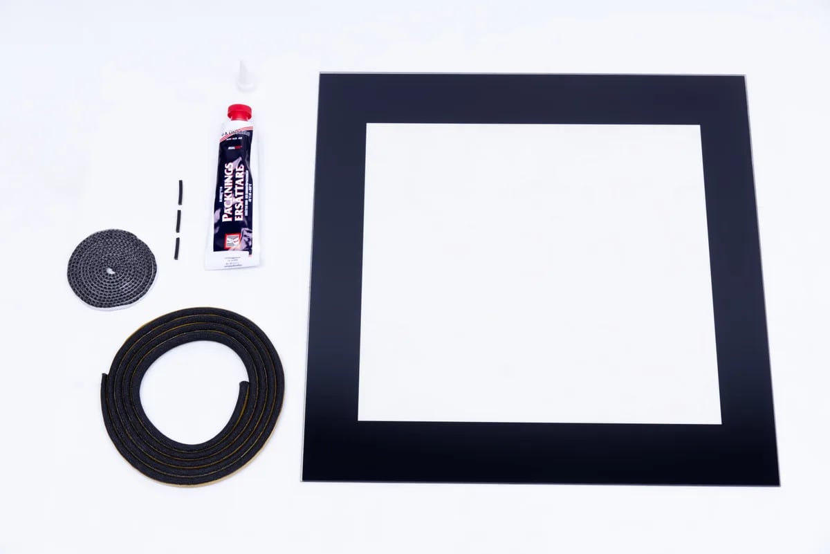 Nordpeis N-29P Outside side glass set