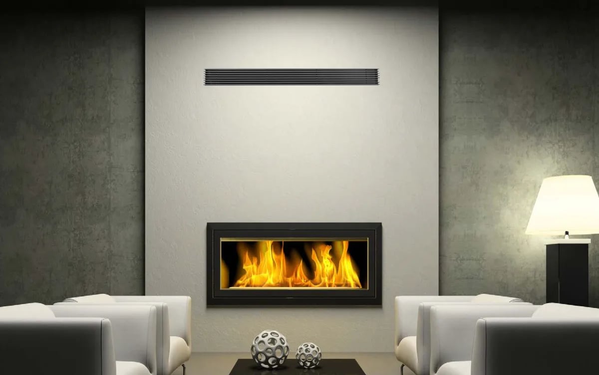 RAIL B500H100mm m/kassett sort - 355cm2